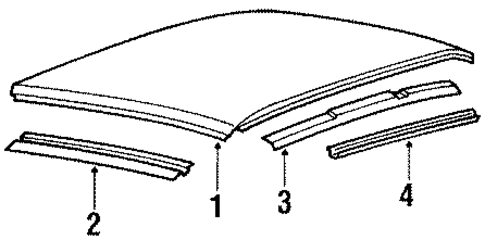 Roof & Components for 1990 Dodge Dynasty #0