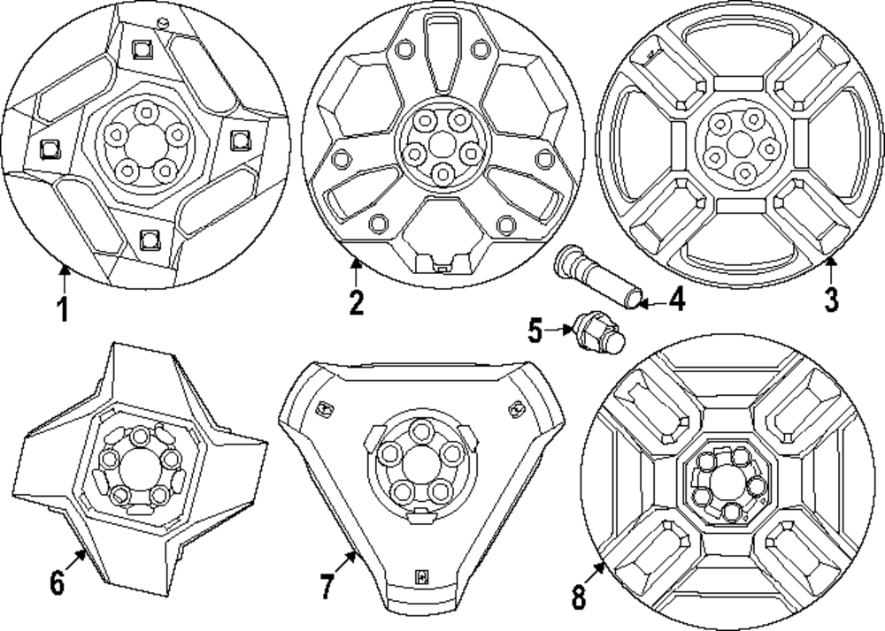 2024-2025 Kia EV9 Wheel 52910-DO230 | QuirkParts