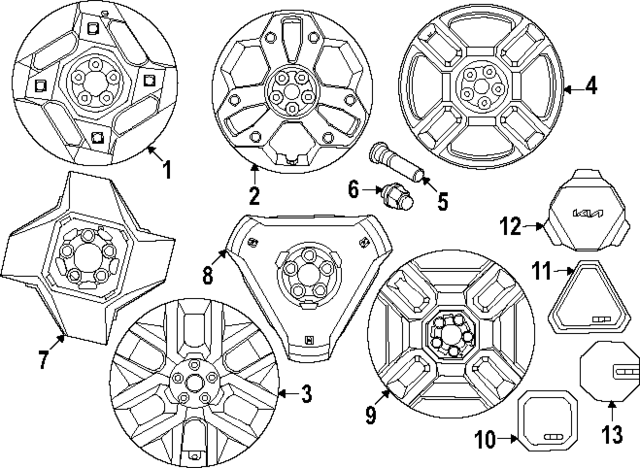 52910DO360 - : Wheel for Kia Image