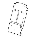 88992203 - Body: Seat Back Pad for Pontiac: Grand Prix Image