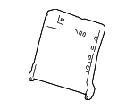 19123340 - : Seat Back Panel for Pontiac: Grand Prix Image