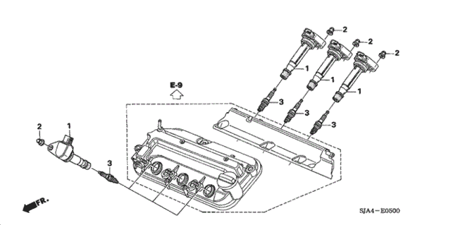 Ignition Coil - Spark Plug for 2006 Honda Accord #0