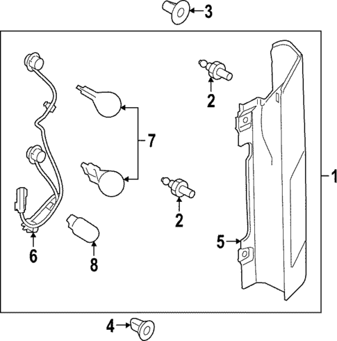 Tail Lamps for 2025 Ford E-Transit #0
