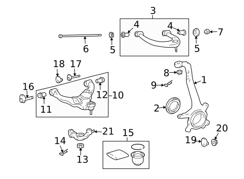 Suspension Components for 2020 Lexus GX460 #0
