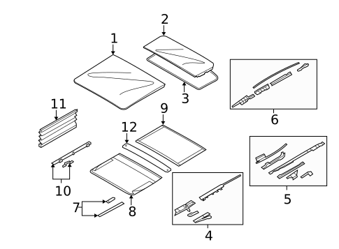 Sunroof for 2006 BMW X5 #1