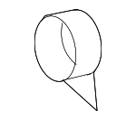 WHT001403 - Engine: Side Cover Seal for Volkswagen: e-Golf, Golf, Golf Alltrack, Golf R, Golf SportWagen, Passat Image