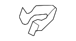 99950768101 - Body: Windshield Pillar Trim Clip for Porsche Image