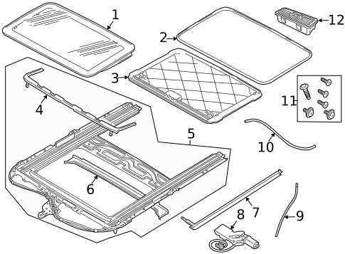 Sunroof for 2004 Jaguar Vanden Plas #0