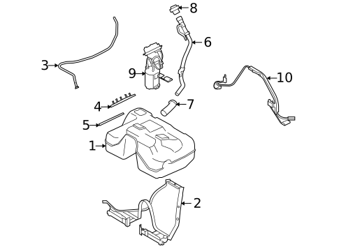 Fuel System Components for 2011 Land Rover LR2 #0