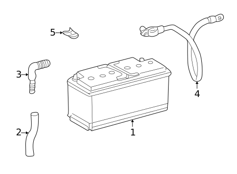 Battery & Related Components for 2002 Mercedes-Benz C 230 #0