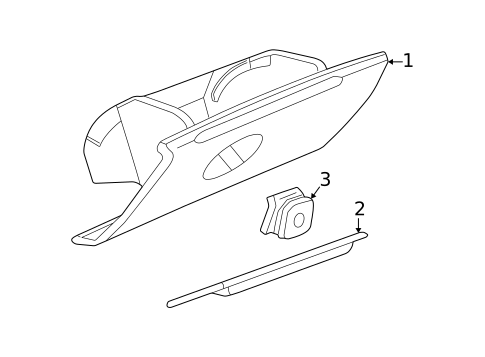 Glove Box for 2001 Buick Century #0