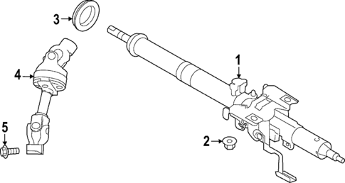 Steering Column Assembly for 2025 Subaru WRX #0