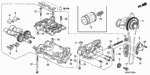 13410RAD000 - Engine: SHAFT, FR. BALANCER for Honda Image