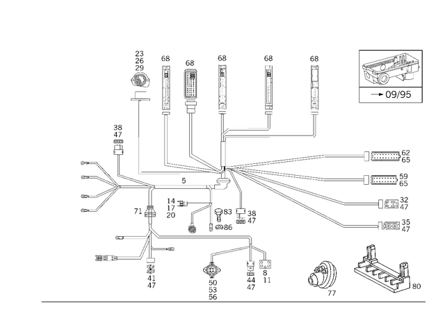 235455128 - : Receptacle Housing for Mercedes-Benz Image
