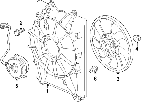 Cooling Fan for 2025 Honda CR-V #0
