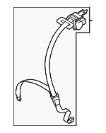 7000C830 - Electrical: Seat Belt Assembly for Mitsubishi Image