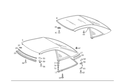 Hardtop for 1991 Mercedes-Benz 300SL #0