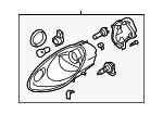 98763116323 - Electrical: Headlamp Assembly for Porsche: Boxster, Cayman Image