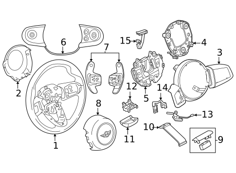 Steering Wheel for 2025 Mini Cooper #0