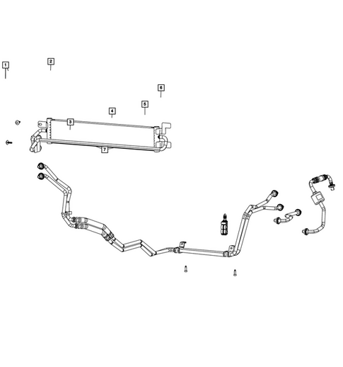Transmission Oil Cooler and Lines for 2020 Jeep Wrangler #0