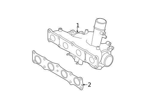 Exhaust Manifold for 2012 Kia Sportage #0