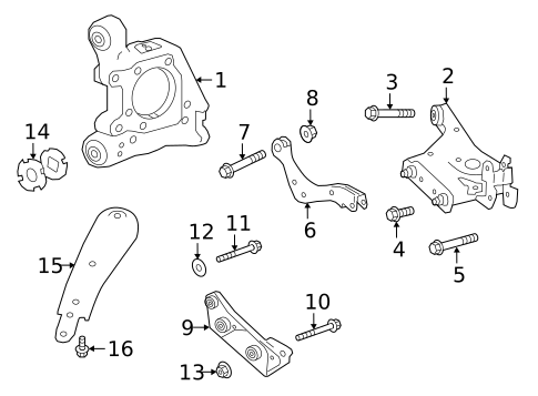 Rear Suspension for 2019 INFINITI QX50 #2