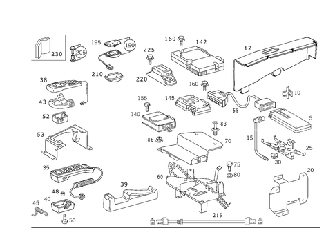 Car Phone, Voice Control System and Distress Call for 1993 Mercedes-Benz 600SL #0