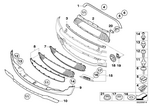 51132751040 - Vehicle Trim: Molding, Hood for Mini Image
