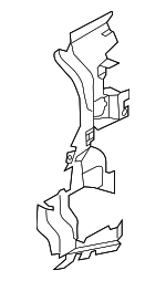 80A121283EC - Body: Air Baffle for Audi: Q5, Q5 PHEV, Q5 Sportback Image