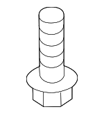 N91050701 - : Support Rod Bolt for Audi: A7 Quattro, e-tron GT, Q5, Q5 PHEV, Q5 Sportback, R8, SQ5, SQ5 Sportback Image