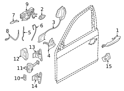 Lock & Hardware for 2015 BMW 650i Gran Coupe #0
