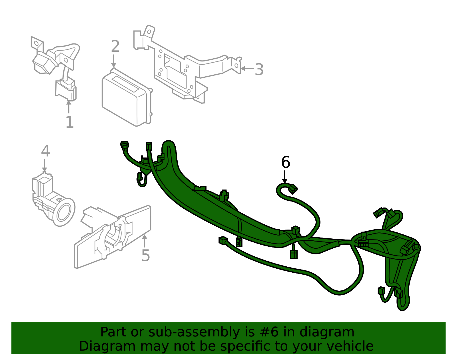 24033-4AN0A - High-Quality Parking Aid System Wiring Harness for 2015 ...