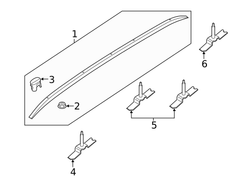 Luggage Carrier for 2022 Hyundai Santa Fe #1