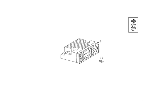 Operating Unit for 1996 Mercedes-Benz SL320 #0