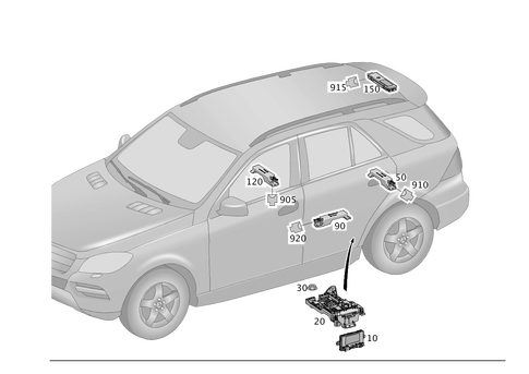 Keyless-Go for 2015 Mercedes-Benz ML250 #0