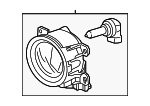 33901TY0305 - Electrical: Fog Lamp for Honda: Accord, Civic, CR-Z, Fit, Odyssey, Pilot, Ridgeline Image