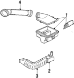 E43Z9600C - Engine: Air Cleaner for Ford: Tempo | Mercury: Topaz Image