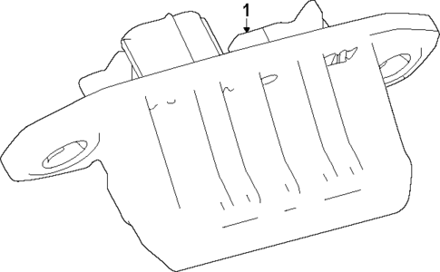 License Lamps for 2025 Toyota Grand Highlander #0