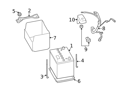 Battery & Related Components for 2013 Subaru Forester #0
