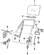 E1VZ66233V94ARM - Electrical: Window Motor for Lincoln: Continental, Town Car Image