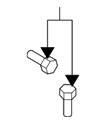 BS1A55561 - Body: Console Assembly Bolt for Mazda: 6 Image