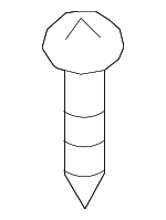 2004-2023 Mazda - High Mount Lamp Screw