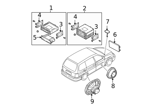 Sound System for 2003 Kia Sedona #0