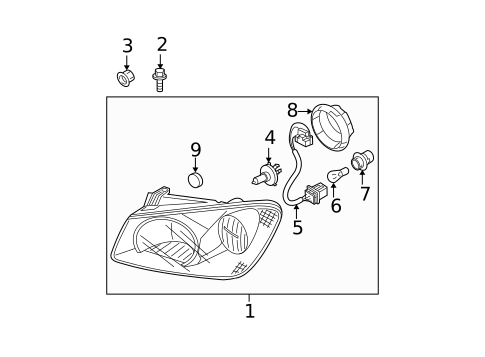 Headlamp Components for 2005 Kia Spectra5 #0