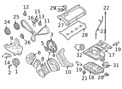 Engine Parts for 2004 Audi A6 #0