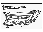 33100TG7A32 - : Headlamp Assembly for Honda: Passport, Pilot Image