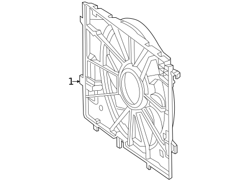 Cooling Fan for 2023 Mercedes-Benz GLC300 #0
