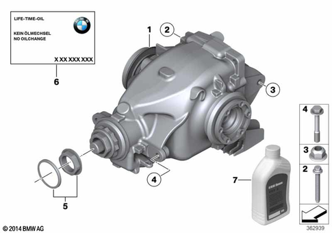 Rear-Axle-Drive for 2010 BMW Z4 30i #0