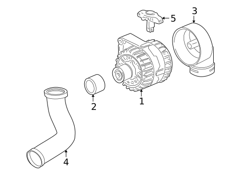 Alternator for 2006 BMW X5 #0