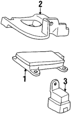 25603193 - Electrical: Module Bracket for Pontiac: Bonneville Image